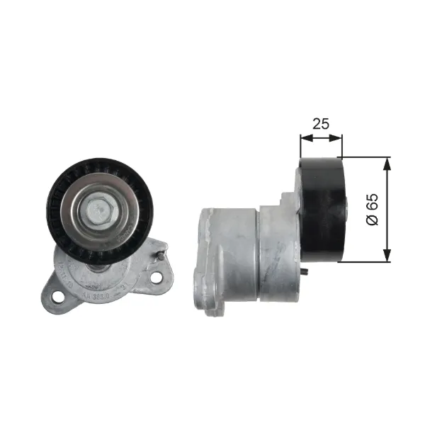 Tensor de correa poli V T39053 Gates