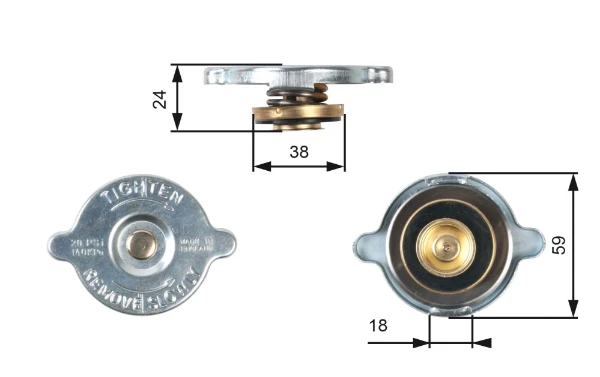 Tapa de radiador Mercedes Sprinter 4-T (904)