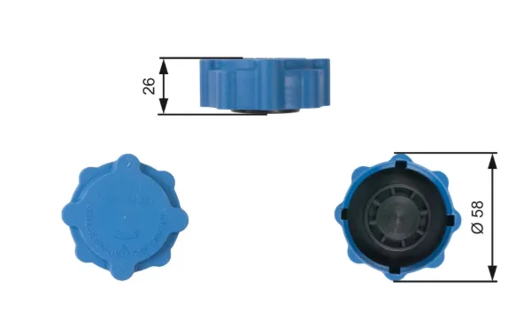 Tapón depósito de refrigerante A2510 Polcar