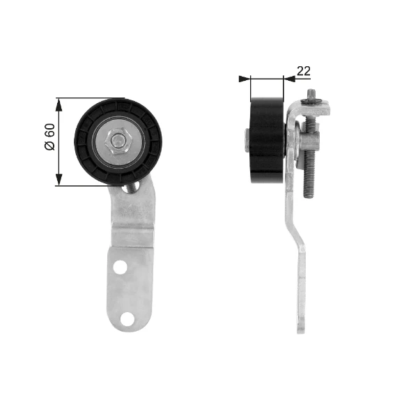 Tensor de correa, correa poli V Ford Escort 6 (GAL)