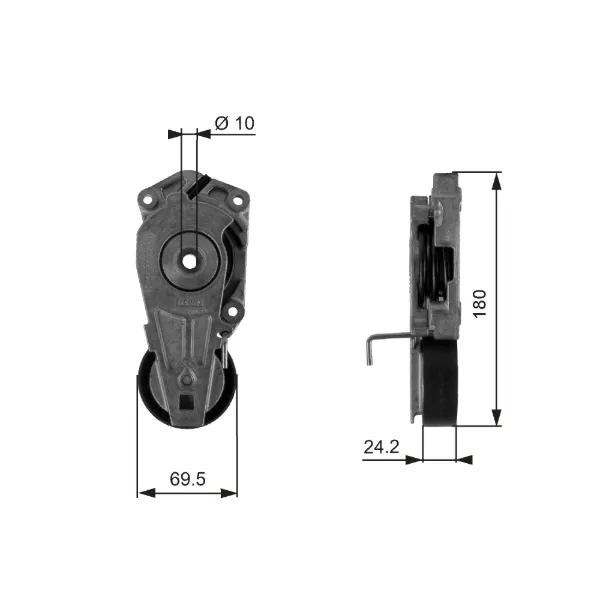 Tensor de correa poli V 534016010 LUK