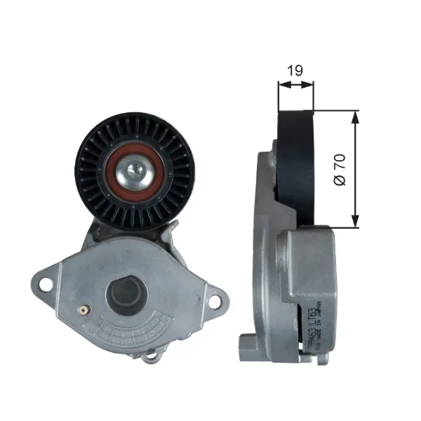 Tensor de correa poli V Toyota Corolla E18