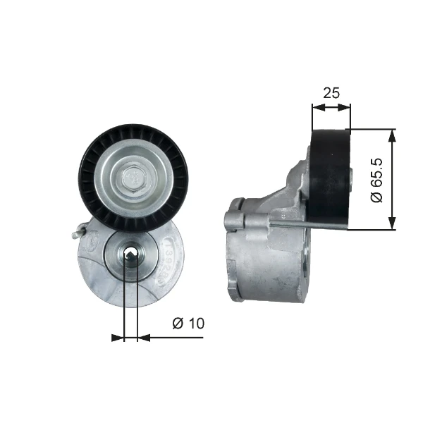 Tensor de correa, correa poli V Fiat Doblo 2 (263)