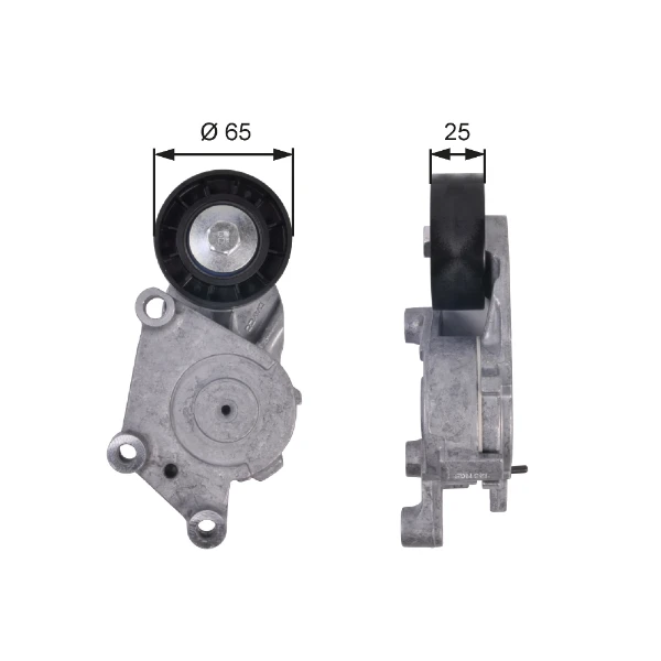 T39125 Gates rodillo, correa trapecial poli v