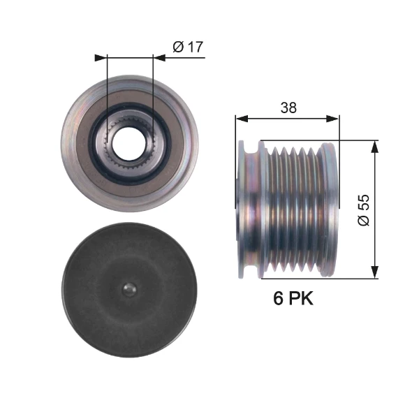 Poleas juego de piezas MINI COUNTRYMAN (R60)