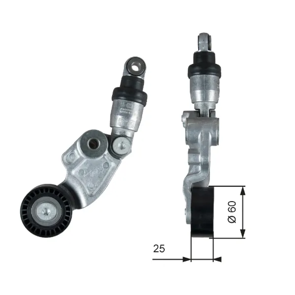 Tensor de correa poli V T39388 Gates