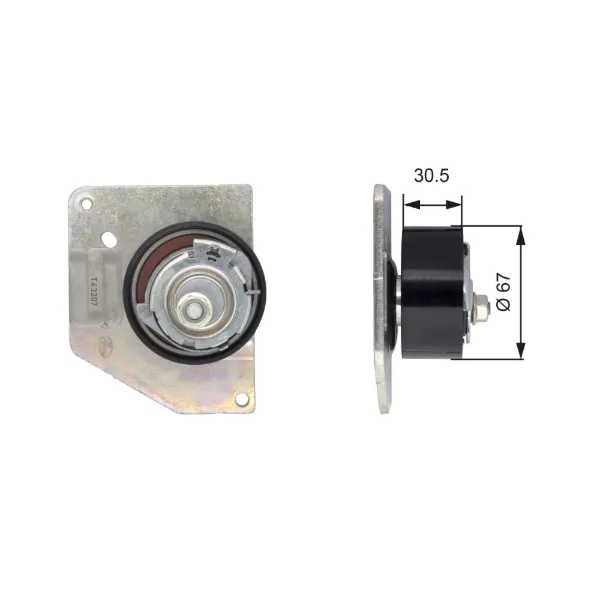 Tensor correa distribución T43207 Gates