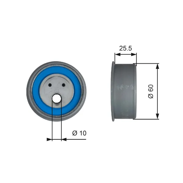Tensor correa distribución T42230 Gates