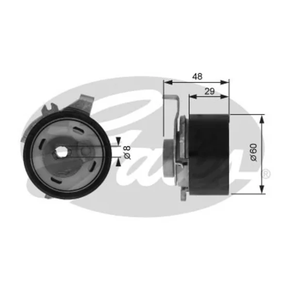 Rodillo, cadena de distribución Ford Maverick 2 (1N2)