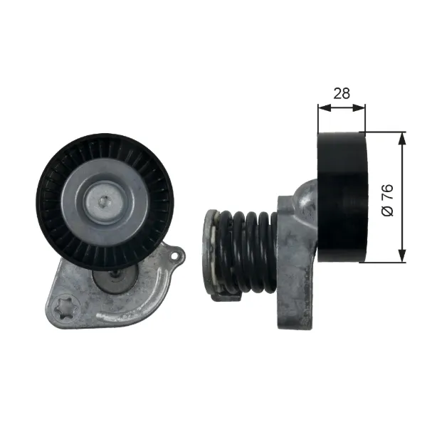 Tensor de correa poli V T39207 Gates