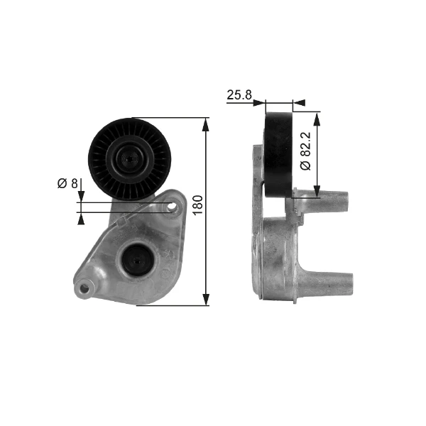 Tensor de correa, correa poli V Hyundai Sonata 4 (EF)