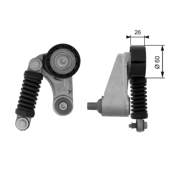 Tensor de correa poli V Renault Megane SCENIC