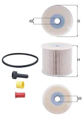 Filtro de combustible KX85D Mahle Original