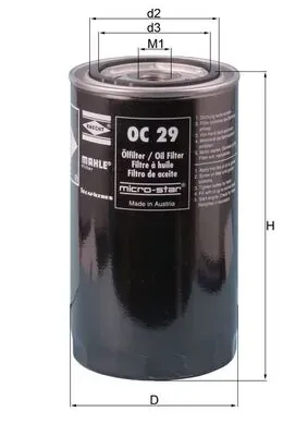 Correa de transmisión OC29 Mahle Original