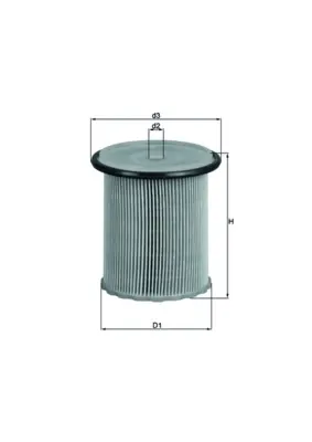 Filtro de combustible KX74 Mahle Original