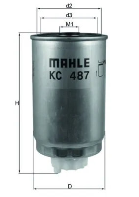 Filtro de combustible KC487 Mahle Original