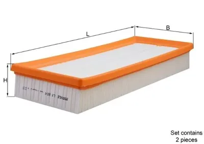 Filtro de aire MAHLE LX804S