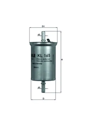 Filtro de combustible KL165 Mahle Original