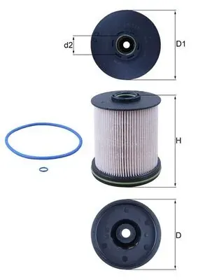 Filtro de combustible KX4911D Mahle Original