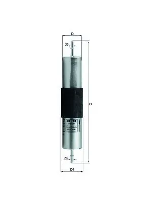 Filtro de combustible KL78 Mahle Original