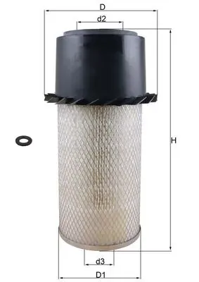 Filtro de aire LX18 Mahle Original