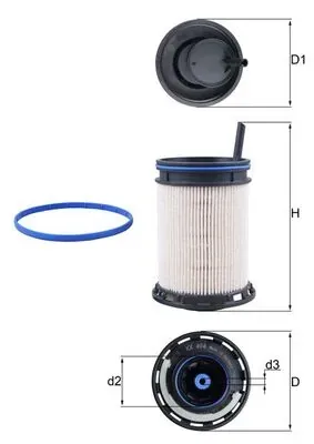 Filtro de combustible KX494D Mahle Original