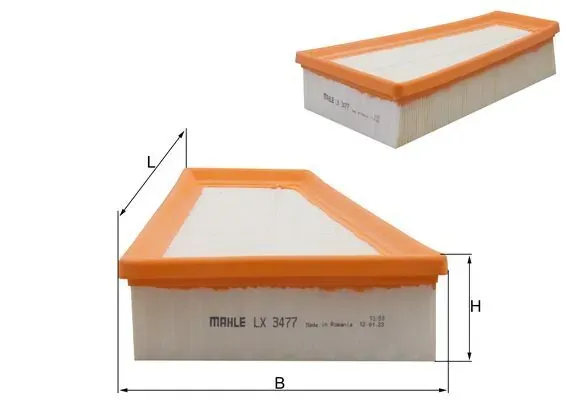 Filtro de aire LX3477 Mahle Original