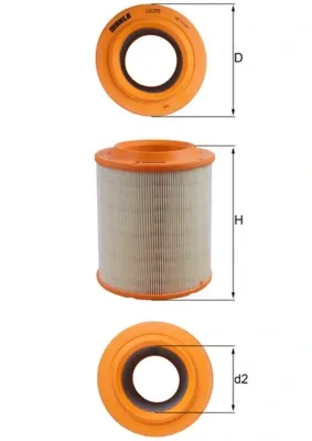 Filtro de aire LX1275 Mahle Original