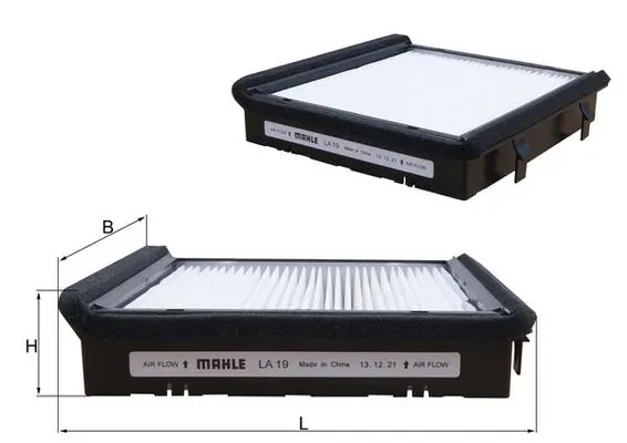 Filtro de habitáculo LA19 Mahle Original