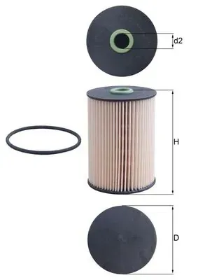 Filtro de combustible KX228D Mahle Original