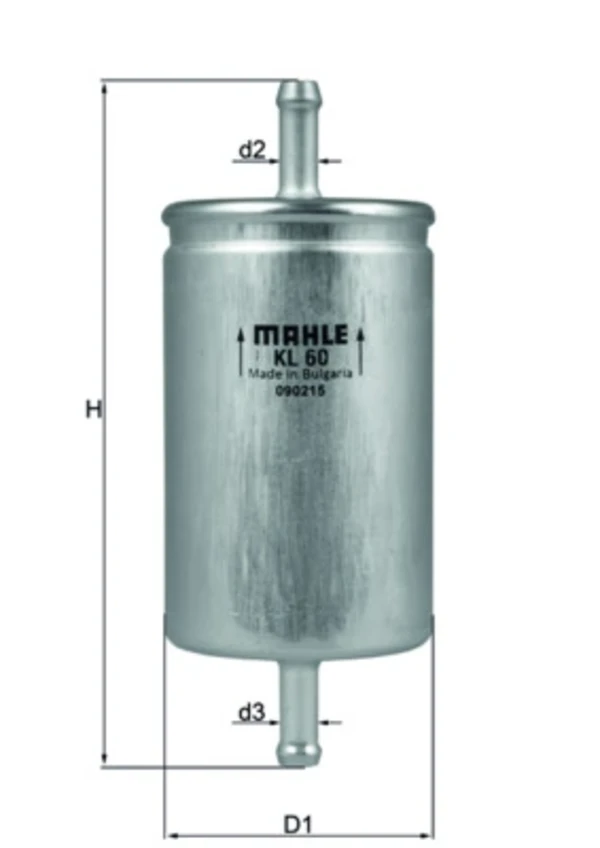 KL60 Mahle Original filtro combustible
