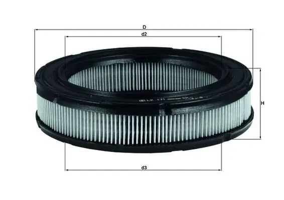 Filtro de aire LX171 Mahle Original