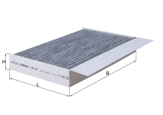 Filtro de habitáculo LAK684 Mahle Original