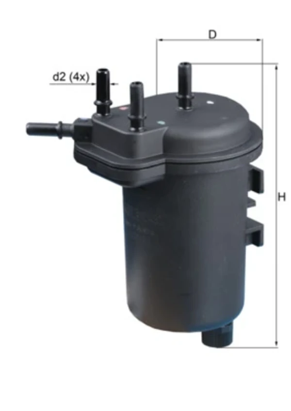 KL432 Mahle Original filtro combustible