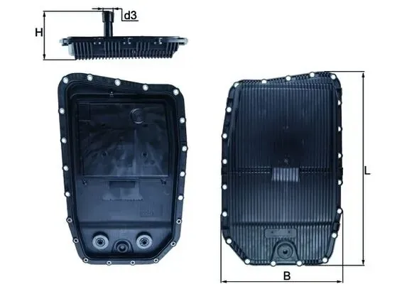 Cárter de transmisión automática HX152 Mahle Original