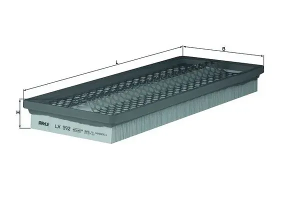Filtro de aire LX592 Mahle Original