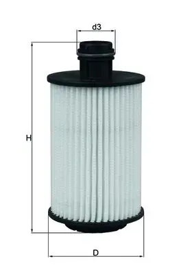 Filtro de aceite OX1012D Mahle Original
