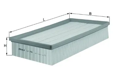 Filtro de aire MAHLE LX786