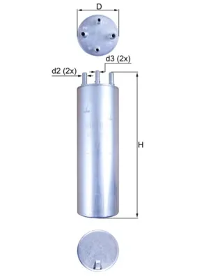 Filtro de combustible KL22911 Mahle Original