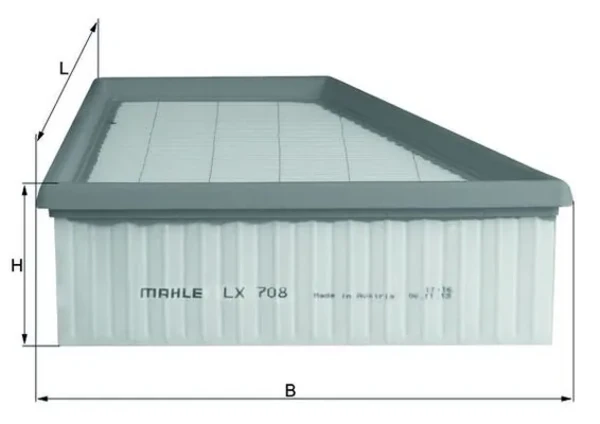 LX708 Mahle Original filtro de aire