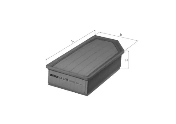 Filtro de aire LX2788 Mahle Original