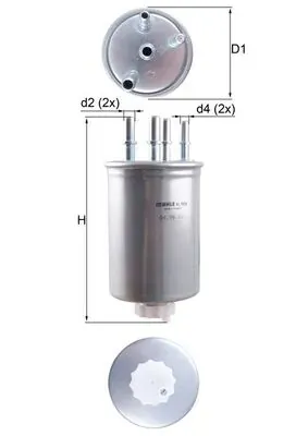 Filtro de combustible KL1026 Mahle Original