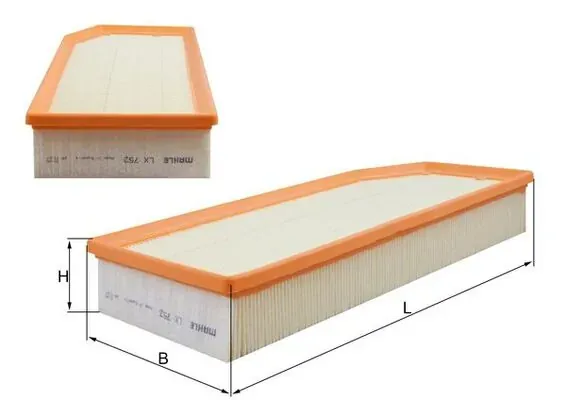 Filtro de aire LX752 Mahle Original