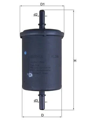 Filtro de combustible KL248 Mahle Original