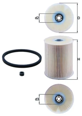 Filtro de combustible KX231D Mahle Original