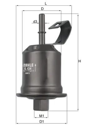 Filtro de combustible KL434 Mahle Original