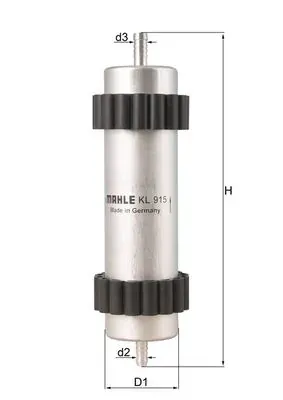Filtro de combustible MAHLE KL915