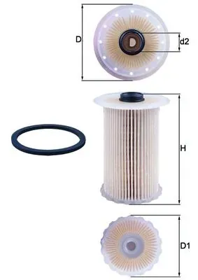 Filtro de combustible KX229D Mahle Original