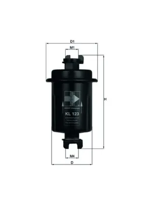 Filtro de combustible KL123 Mahle Original