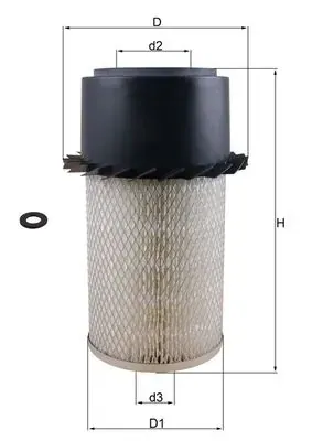 Filtro de aire LX17 Mahle Original